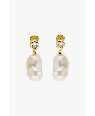 Classicharms Skyler Freshwater Baroque Pearl Drop Earrings