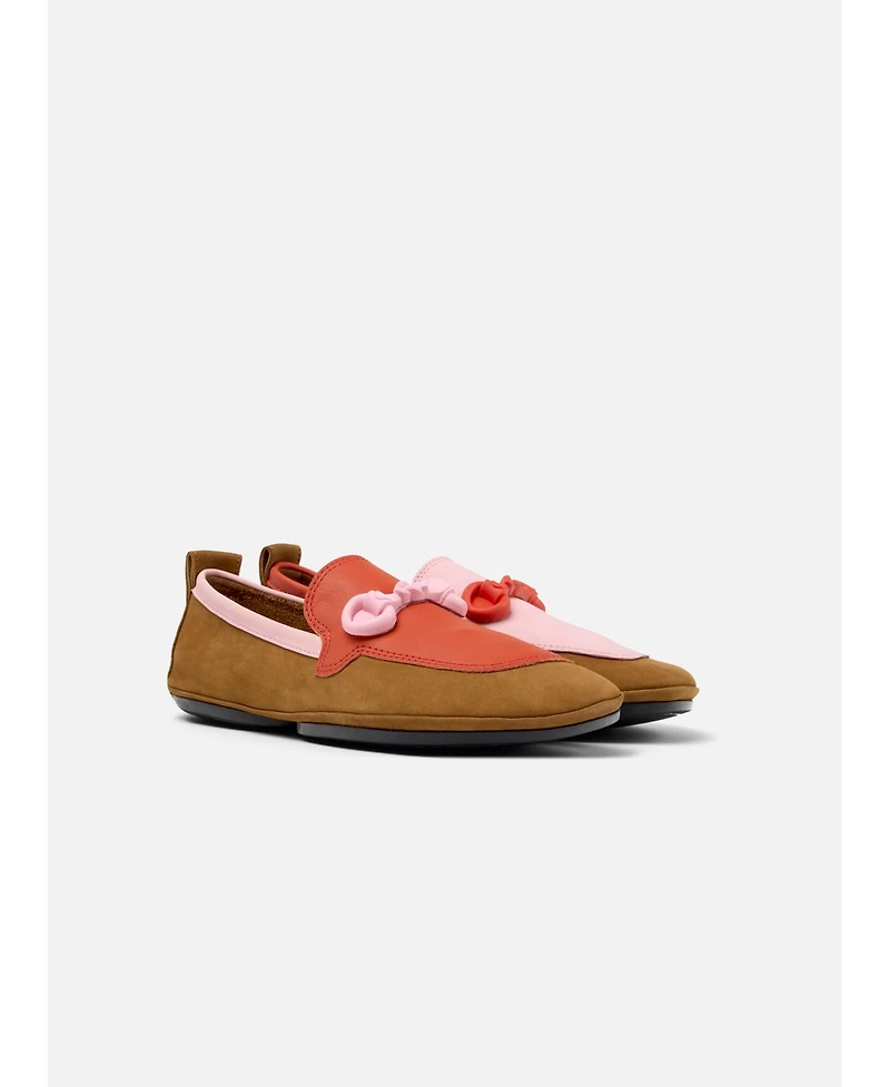 Camper Tws Right Nina Nubuck Leather Moccasin