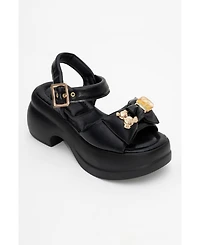 Merida Buckle Platform Sandal (Women)