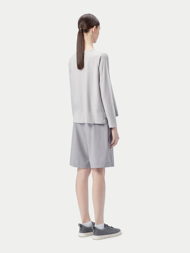 Gobi Cashmere Women's Boatneck Cotton Silk Blend Sweater