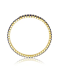 Rachel Glauber Colored Cubic Zirconia Tennis Bracelet