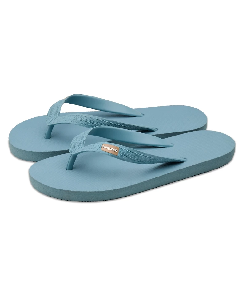 Feelgoodz Women s Classicz Core Natural Rubber Flip-Flop Thong Sandals