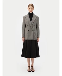 Gobi Cashmere Women's Double-Breasted Cashmere Blazer