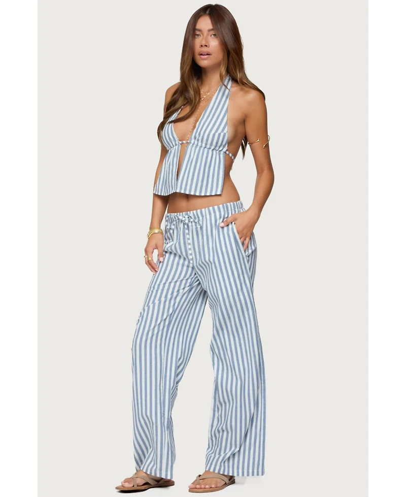 Edikted Women's Macey Striped Pants