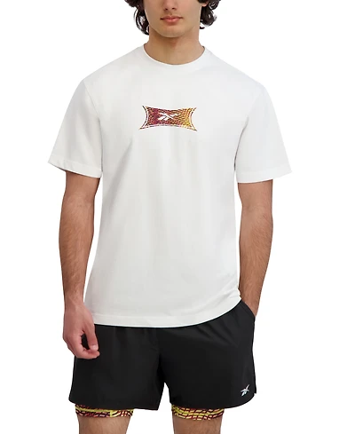 Reebok Men's Gs Hype Relaxed Fit Short Sleeve Logo T-Shirt