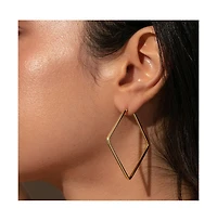 14K Gold-Plated Girl Boss Hoop Earrings