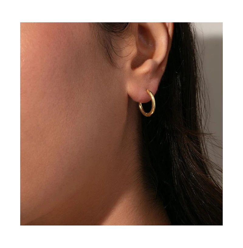 14K Gold-Plated Spellbound Huggie Earrings