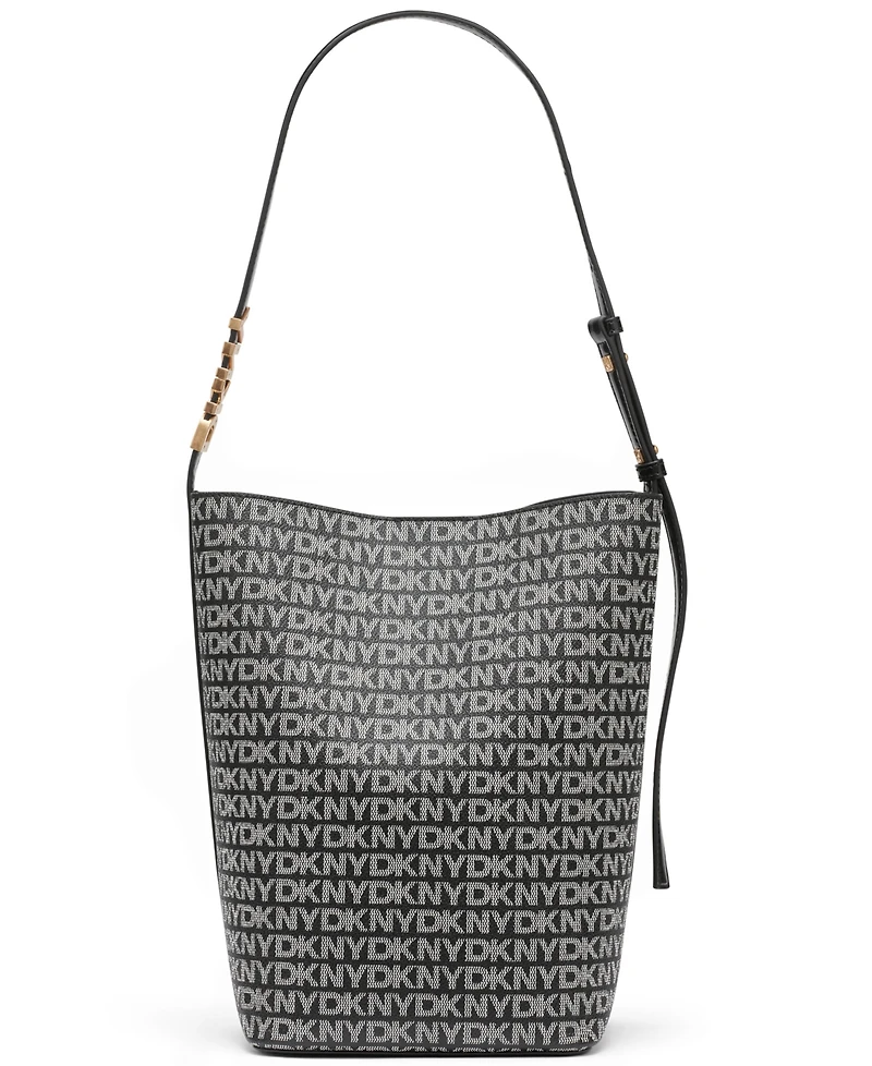 Dkny Avril Small Logo Bucket Bag