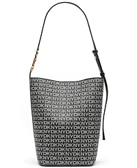 Dkny Avril Small Logo Bucket Bag