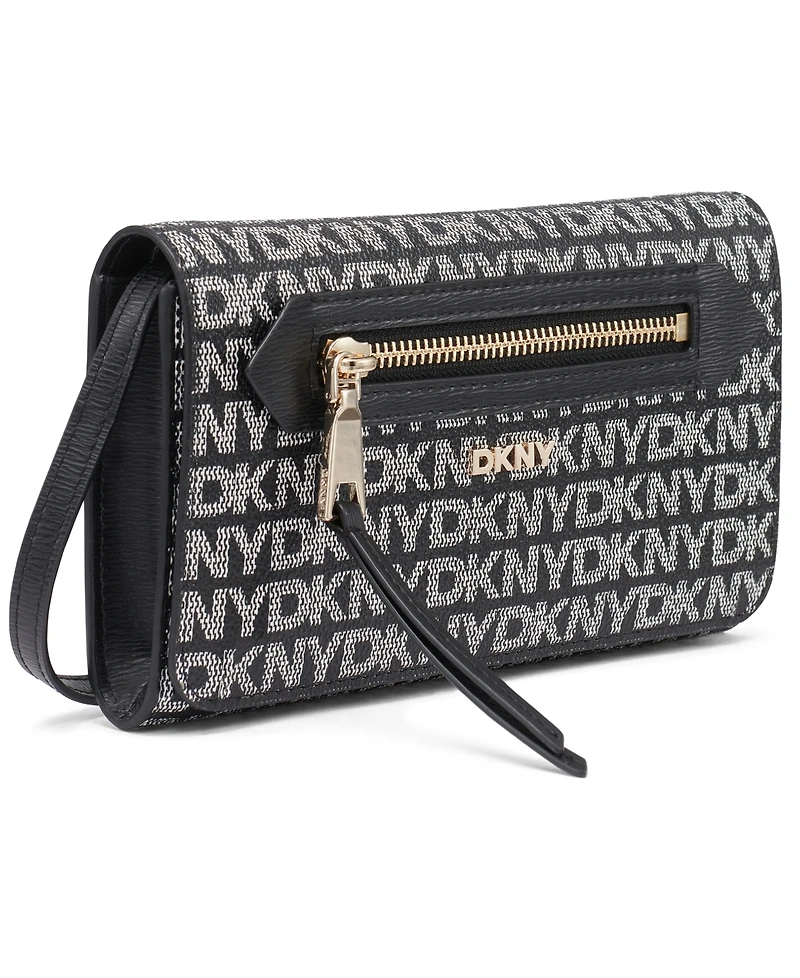 Dkny Bryant Ave Mini Logo Wallet Crossbody