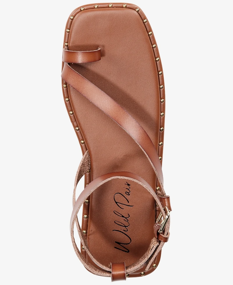 Wild Pair Women's Genessis Buckle Flat Sandals, Exclusively at Macy's