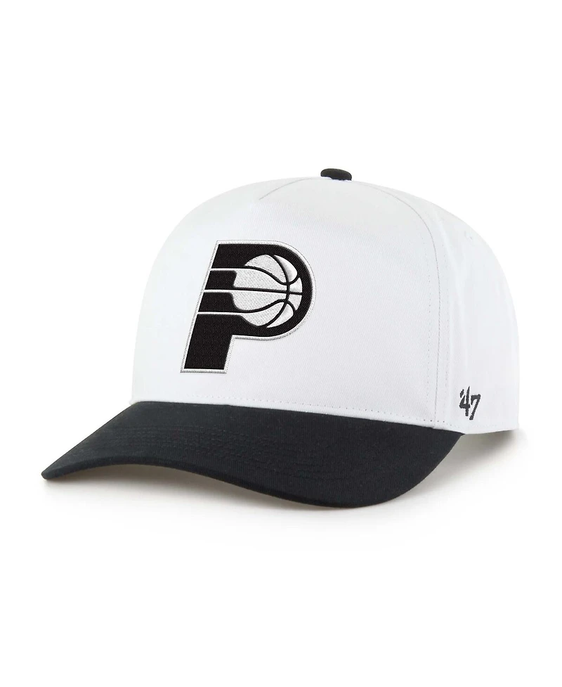 '47 Brand Men's Indiana Pacers Black/White Hitch Adjustable Hat