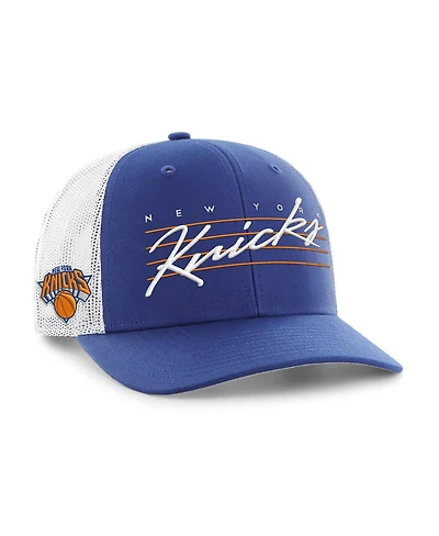'47 Brand Men's Blue New York Knicks Downburst Trucker Adjustable Hat