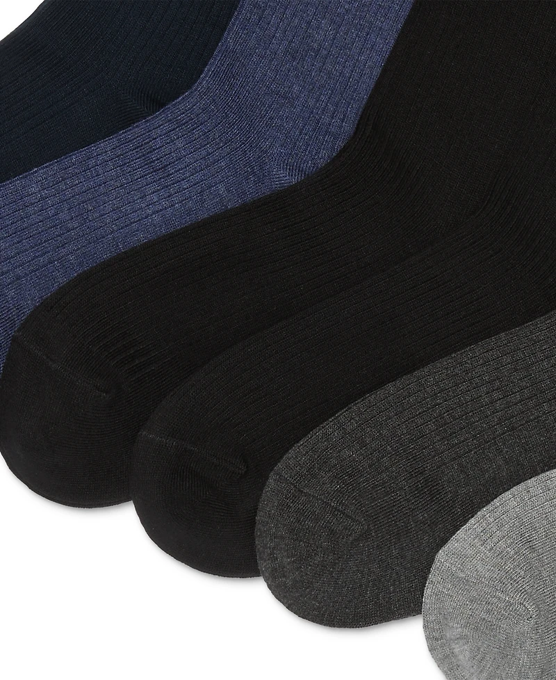 Lauren Ralph Women's 6-Pk. Rib Trouser Socks L3250PK2