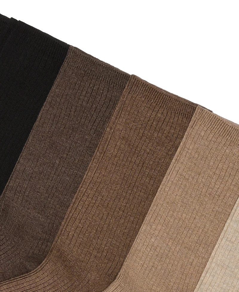 Lauren Ralph Lauren Women's 6-Pk. Rib Trouser Socks L3250PK2