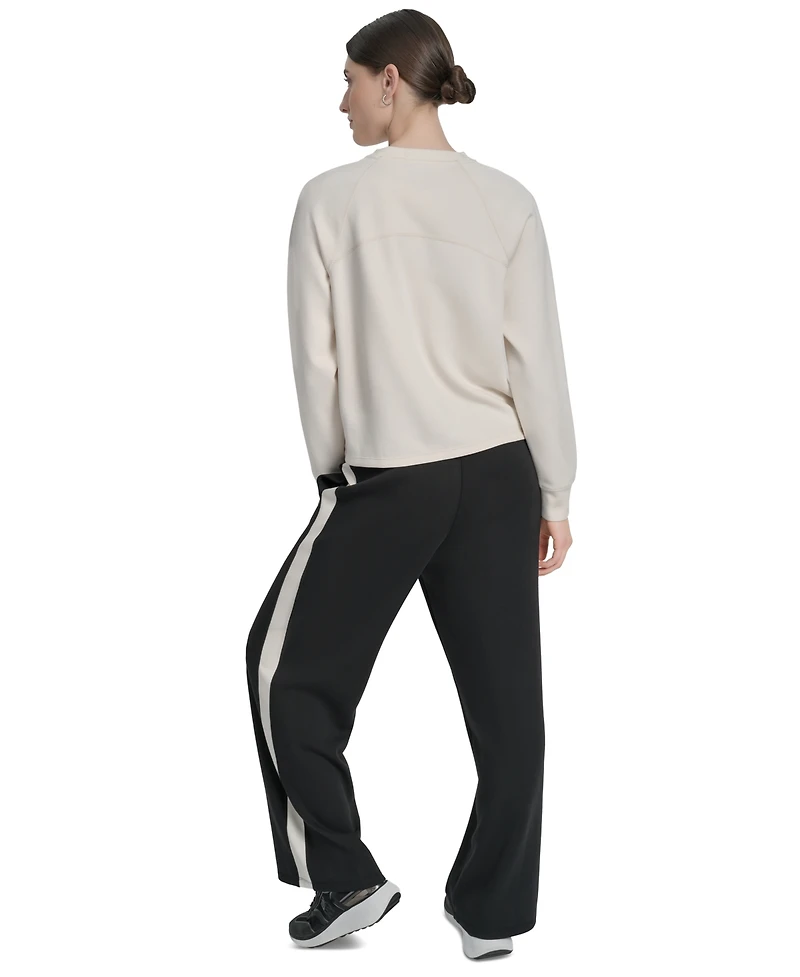 Dkny Women's Highline Scuba Crewneck Pullover