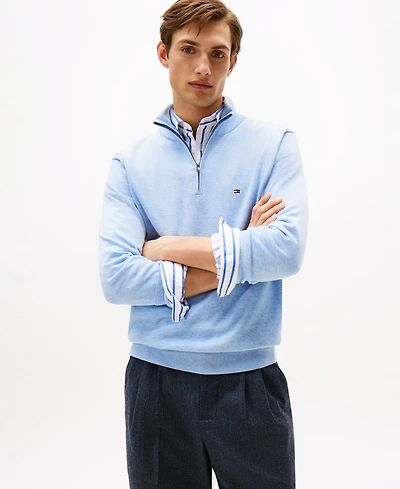 Tommy Hilfiger Men's Quarter-Zip Pullover Knit Sweater