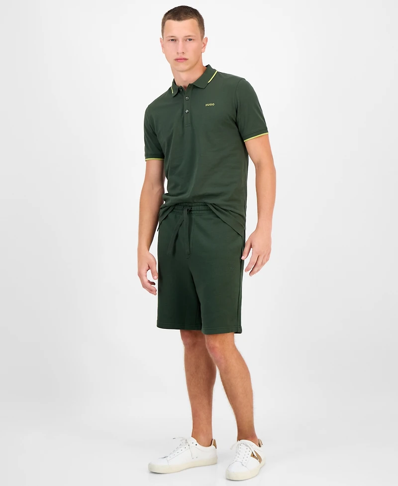 Hugo Boss Men's Dayono 9" Relaxed-Fit Drawstring Cotton French Terry Shorts