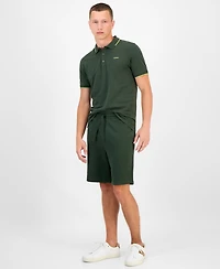 Hugo Boss Men's Dayono 9" Relaxed-Fit Drawstring Cotton French Terry Shorts