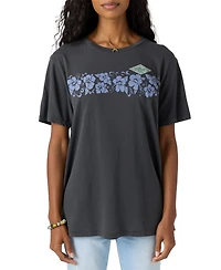 O'Neill Juniors' Retro Tropic Graphic Cotton T-Shirt
