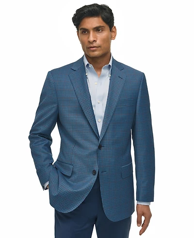 Brooks Brothers Men's Classic-Fit Stretch Check Sport Coat
