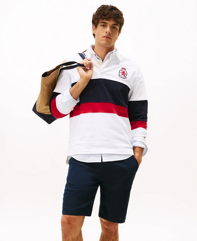 Tommy Hilfiger Men's Relaxed-Fit Linen Shorts