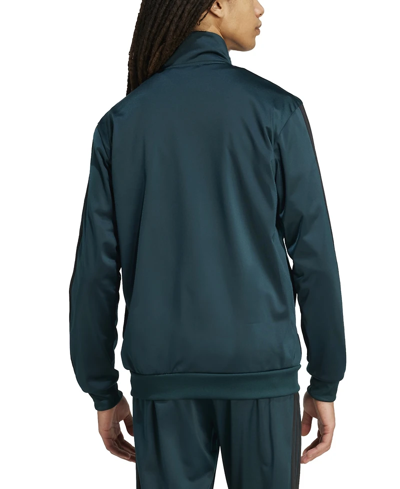 adidas Men's 3 Stripes Tricot Regular Track Top
