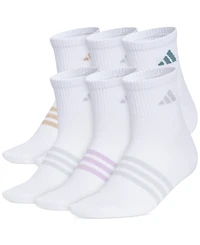 adidas Women's 6-Pk. Superlite 3.0 Quarter Socks 5160377A