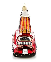MacKenzie-Childs Christmas Shopping Car Ornament