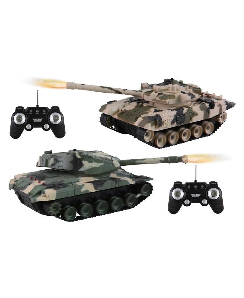 Jupiter Creations Remote Control Vehicles Dueling Battle Tanks Set
