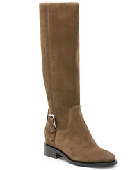 Dolce Vita Womens Kilian H2o Tall Knee High Buckle Riding Boots Regular Wide Calf