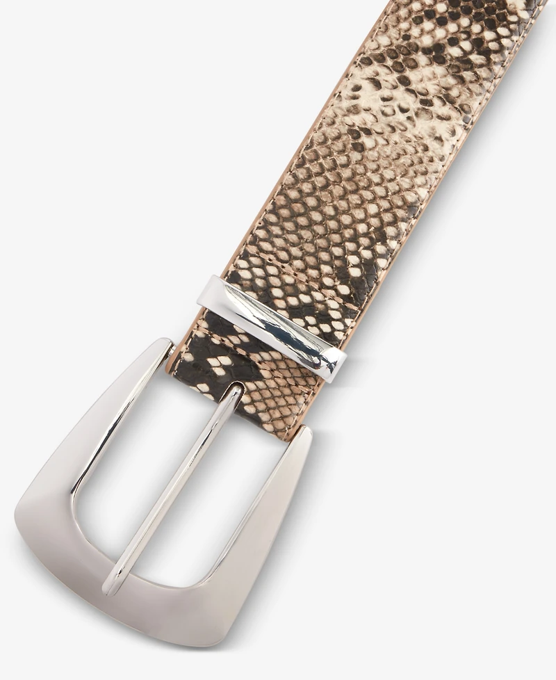 I.n.c. International Concepts Snake-Embossed Pant Belt, Macy's Exclusive