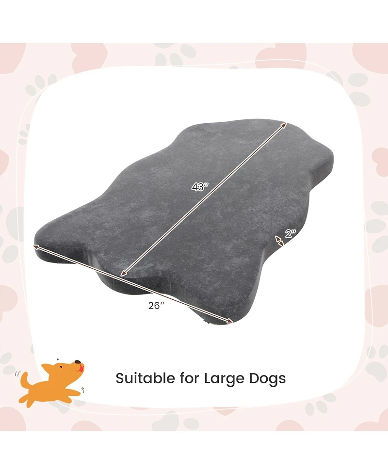 Akiudex orthopedic dog bed with memory foam support for large dogs