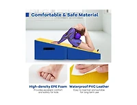 Akiudex Folding Incline Yoga Gymnastics Tumbling Mat with Epe Foam