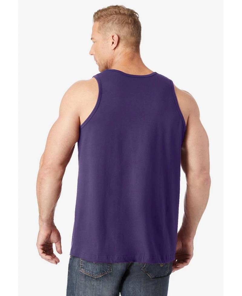 KingSize Big & Tall Shrink-Less Lightweight Longer-Length Tank