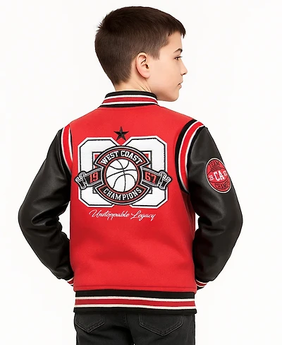 Ring of Fire Big Boys Stallion Woolen Varsity jacket