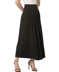 kimi + kai Women's Tiered Pull On Maxi Skirt