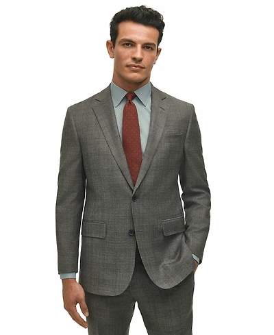 Brooks Brothers Men's Classic-Fit Wool-Blend Suit Jacket