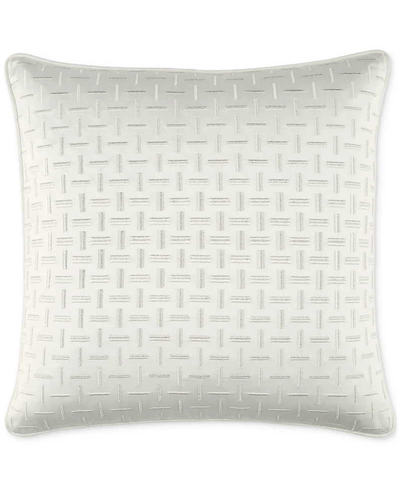 Hotel Collection Geo Grid Decorative Pillow, 18" x 18", Macy's Exclusive