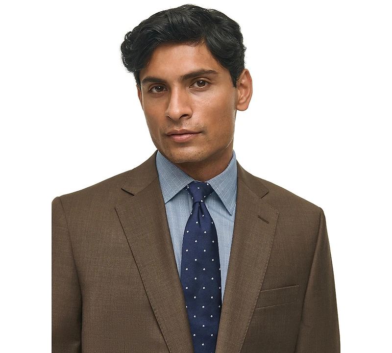 Brooks Brothers Men's Classic-Fit Wool-Blend Suit Jacket