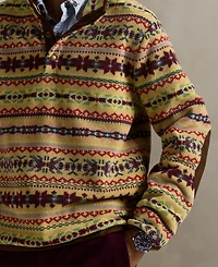 Polo Ralph Lauren Men's Fair Isle–Inspired Fleece Pullover