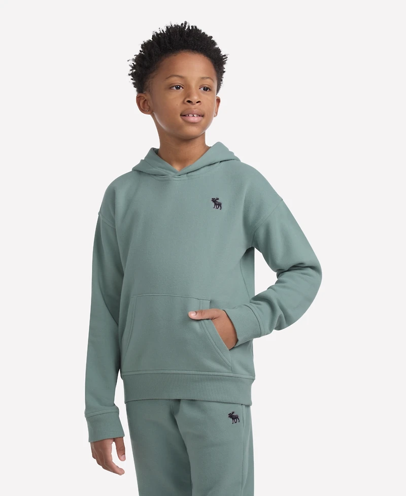 abercrombie kids Boys Essential Fleece Pullover Hoodie