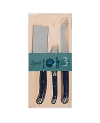 French Home Laguiole 3-Pc. Cheese Knife Set