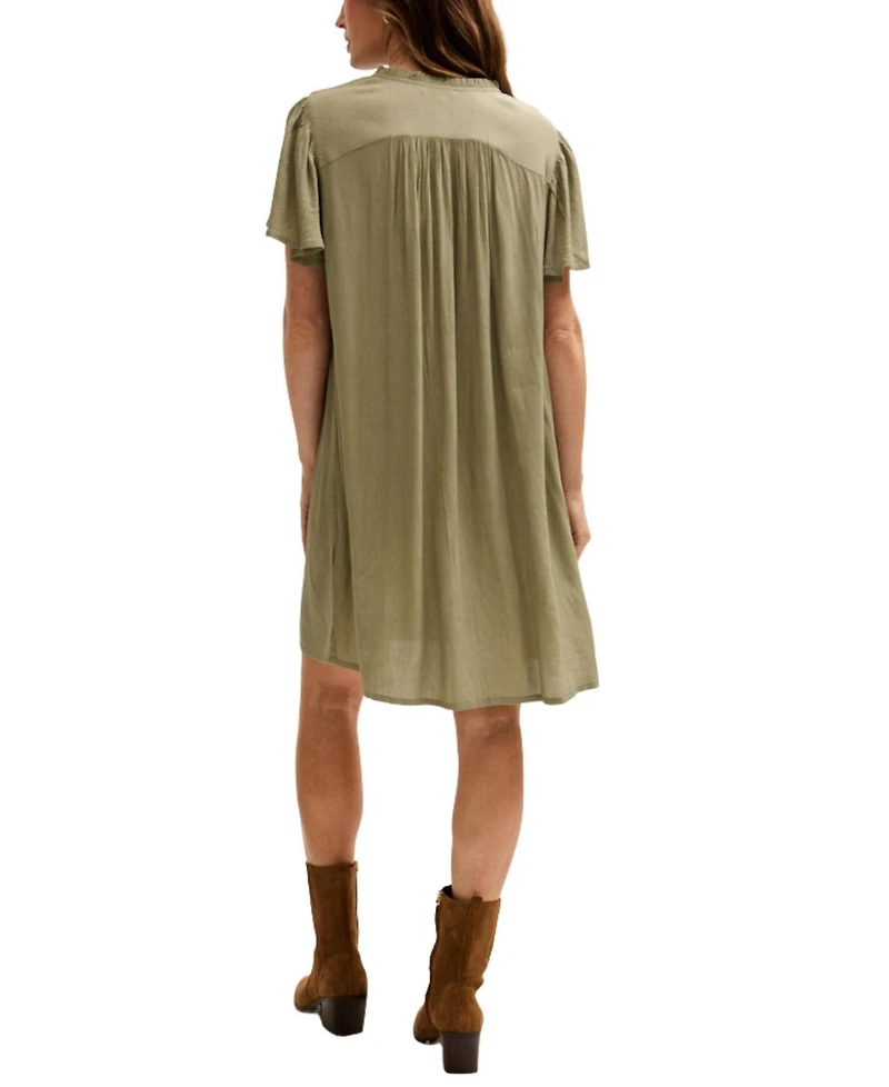 Lily and Lionel London Women's Roma Angel Sleeve Mini Dress