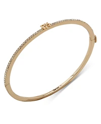 Dkny Pave Logo Bangle Bracelet