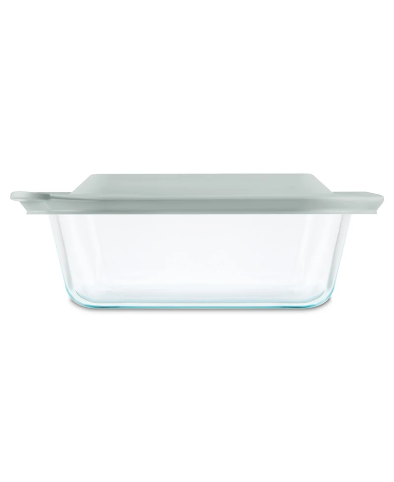 Pyrex Deep Dish Baker with Lid, 8" x 8"