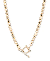 Lauren Ralph Lauren Pave Toggle Beaded 16" Collar Necklace