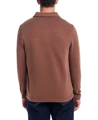 Weatherproof Vintage Men's Pebble Fleece Long Sleeve Quarter-Zip Sweater