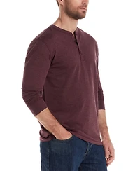 Weatherproof Vintage Men's Long-Sleeve Jersey Henley Shirt