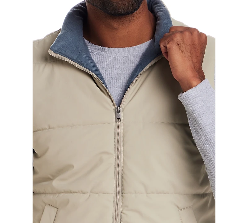 Weatherproof Vintage Men's Matte Zip Front Puffer Vest